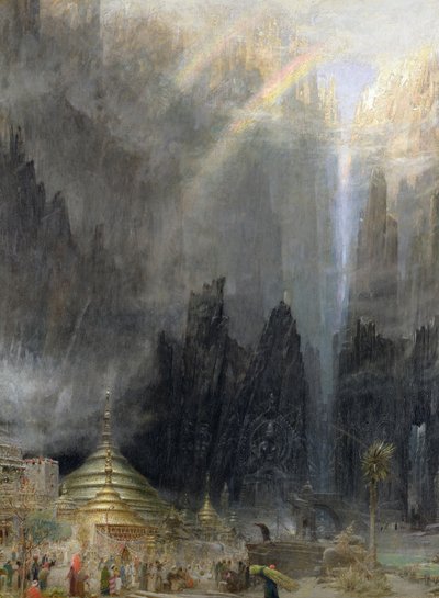 Sotto il tetto del mondo, 1897 da Albert Goodwin